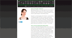 Desktop Screenshot of damlibrarian.com