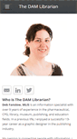 Mobile Screenshot of damlibrarian.com